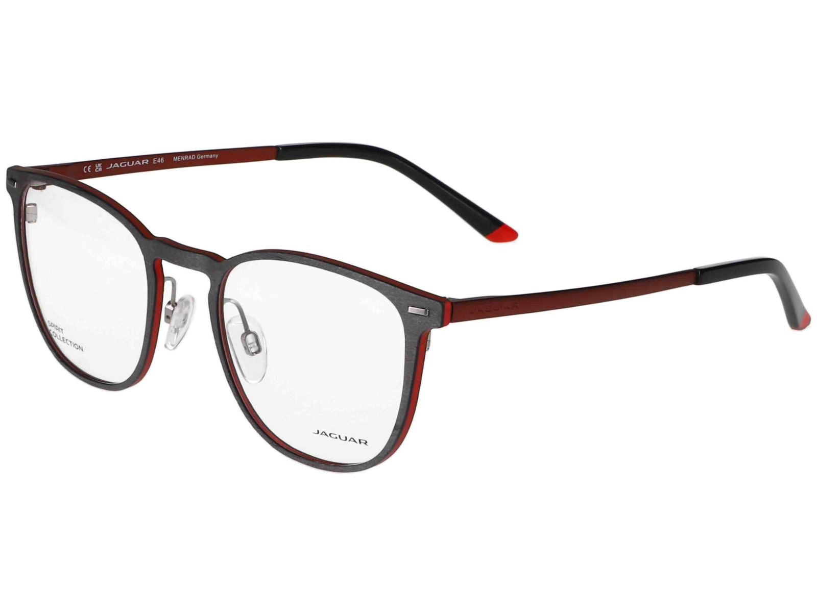 Jaguar Brille 3641 6500 50 Grau/Rot 